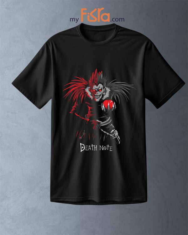 T-shirt Death Note Ryuk - Design Anime "Dieu de la Mort & Pomme Rouge"