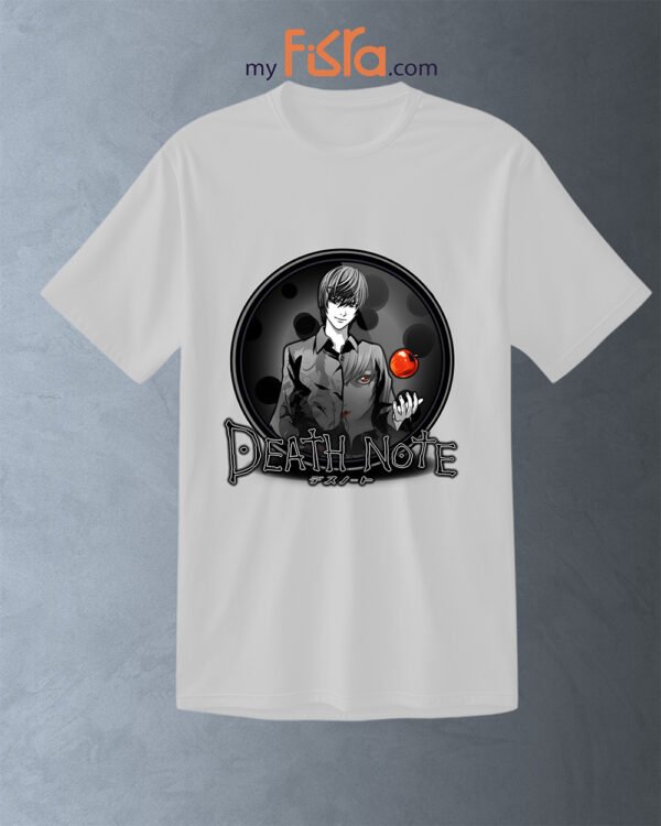 T-shirt Death Note - Design Circulaire Light & Misa "Reflet de la Mort"