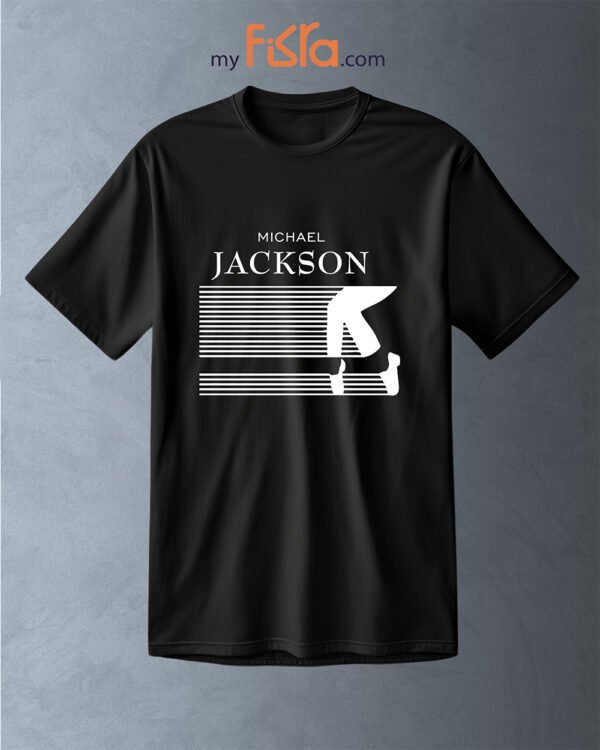 T-shirt Michael Jackson  Design Piano & Silhouette Iconique